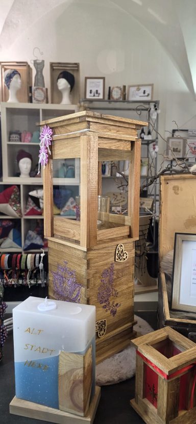 Laterne mit Beleuchtung