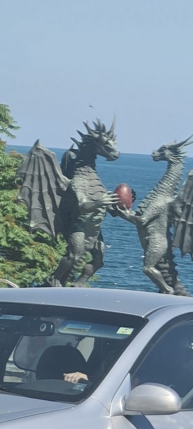 Drachen am Strand von Varna