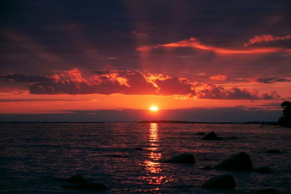 Sonnenaufgang am Schwarzes Meer